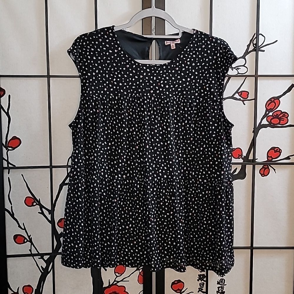 Juicy Couture Sleeveless polka dot Top